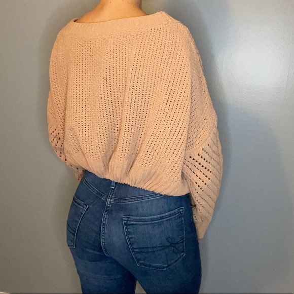 URBAN OUTFITTERS cropped chunky knit sweater S - Picture 3 of 10